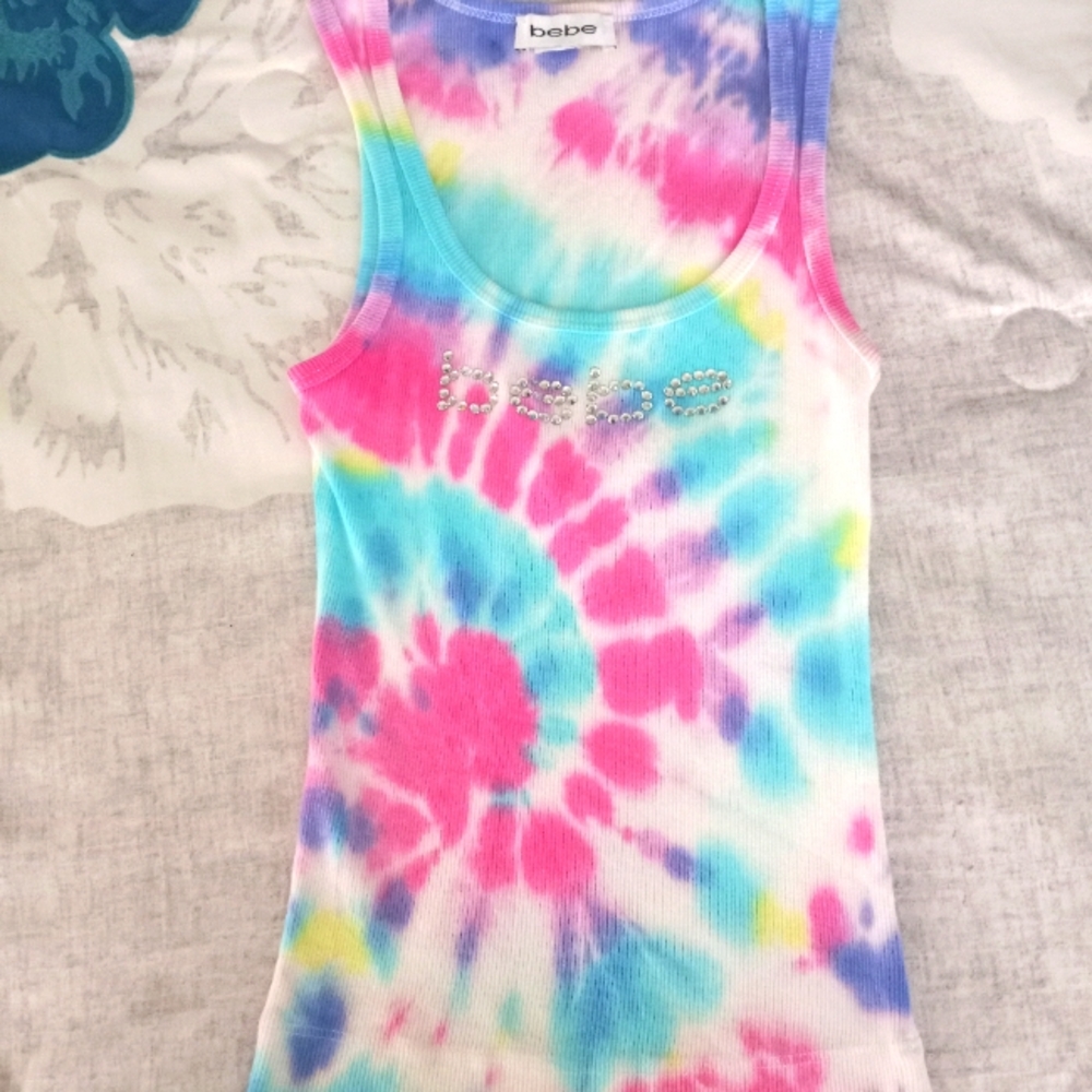 💎 BeBe Tie-Dye Vintage Tank Top